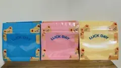 密封袋 ジップ袋 クマの可愛いキャラクターお菓子の袋 小分け袋 3色30枚セット