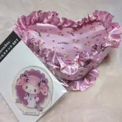 My Melody ハート型ポーチ＆アクリルスタンドセット新品未使用ピンク