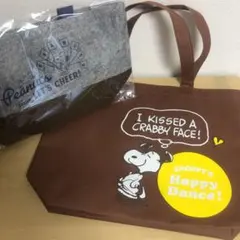 スヌーピー トートバッグとランチバッグ