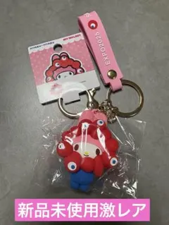 【会場限定】マイメロミャクミャク立体マスコットストラップキーホルダーマイメロディ