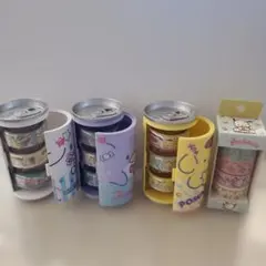 サンリオ　マステ　タキシードサム　ポムポムプリン　ポチャッコ　シナモロール