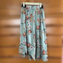 ❤️ZARA❤️花柄 ロングフレアスカートのサムネイル