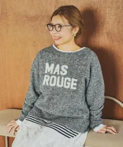 studio CLIP ☆ 7ゲージロゴZIPニット