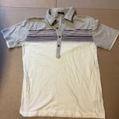 CONVERSE ストライプポロシャツ L