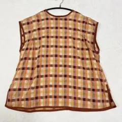 kijinokanosei◇キジノカノウセイ ノースリーブ トップス チェック 