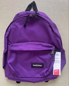 新品未使用☆EASTPAKパープルリュック大容量通学 - メルカリ