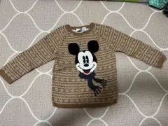 H&M エイチアンドエム ニット ベビー ミッキー 90cm