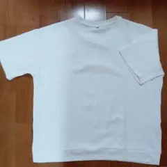 しまむら 無地 半袖 Tシャツ ホワイト Lサイズのサムネイル