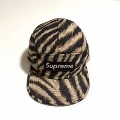 2000年頃のSUPREME豹柄ミリタリー キャップ ボックスロゴ - メルカリ