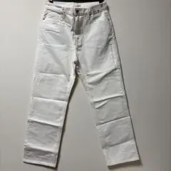 【新品タグ付き】UNIQLOホワイトストレートデニム