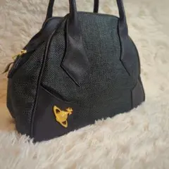 【極美品】ヴィヴィアンウエストウッド ヤスミン オーブ ハンドバッグ レザー