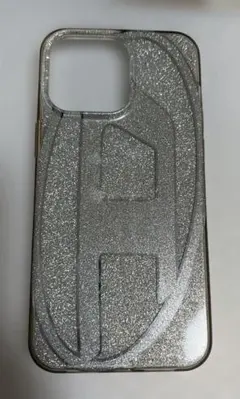 DIESEL iPhone 15 Pro Max ケース シルバー ラメのサムネイル