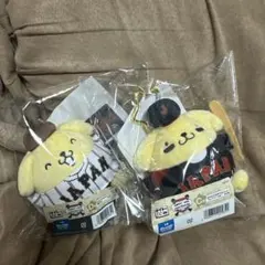 タイトーくじ　侍ジャパン×サンリオ　C賞　カラビナ付きマスコット　D賞