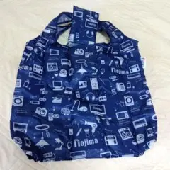 ネイビー エコバッグ 10L 耐荷重10kg