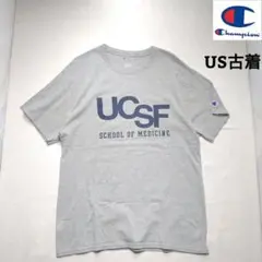 US古着 チャンピオン 半袖Tシャツ プリントTシャツ プリントロゴ カレッジ