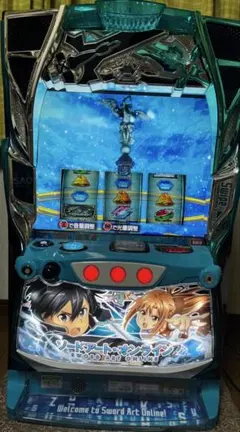 パチスロ 大都 実機 ソードアートオンライン＋スマスロユニット付