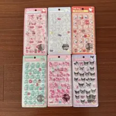 3Dキャラクターステッカーセット 6種