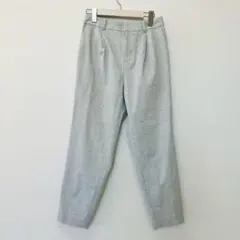 【a0225】ロートレアモン スラックス グレー ワイドパンツ L 大きいサイズ