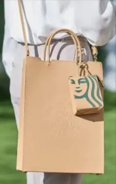 スターバックス マイカスタマイズジャーニー 2WAY レザートートバッグ