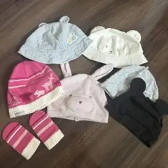 【美品】 baby帽子、手袋 7点セット