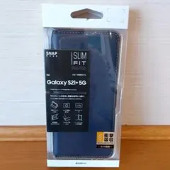【新品未使用】Galaxy S21+ 5G 手帳型ケース ネイビー 衝撃吸収