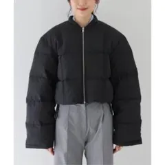 【le/ル 】クロップドダウンジャケット