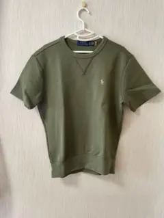 ポロラルフローレン カーキ　ドライスウェット　半袖Tシャツ XS【レア】