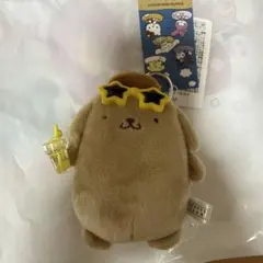 ローリーズファーム ポムポムプリン ぬいキーホルダー 日焼け サンリオ