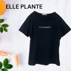 エルプラネット ロゴ Tシャツ 半袖 シンプル 定番 春夏 黒のサムネイル