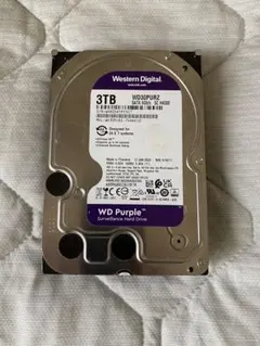中古 Western Digital WD Purple 3TB HDD