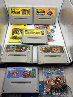 【6本セット】スーパーファミコン ソフト マリオ ドンキーコング