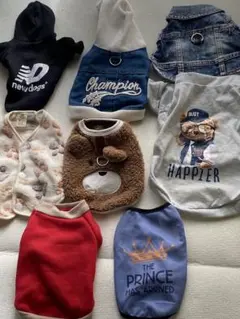 犬服セット 多様なデザイン 小型犬用8点セット