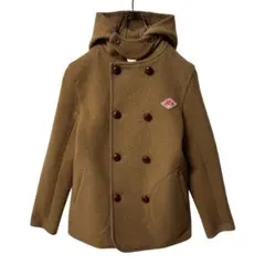 【DANTON】ダントン ウールモッサ Pコート ダブルブレスト キャメル