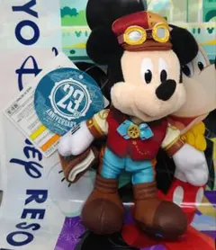 【新品】ミッキーマウス ぬいぐるみバッジ ディズニーシー23周年