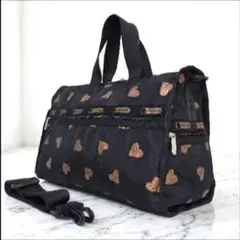 ✨極美品✨レスポートサック　ウィークエンダー　ボストンバッグ　ブラック×ゴールド