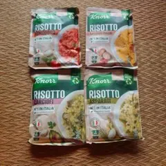 【イタリア購入】Knorr Risotto クノールイタリアンリゾット4種のサムネイル