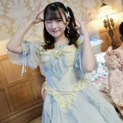 【梅田みゆ着用】lace made ドレス　ワンピース　ミスリラのフレアー