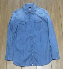 G-STAR RAW デニム ブルー 長袖シャツ レディースS