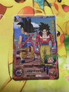 ドラゴンボールデータカードダス 孫悟空 スーパーサイヤ人4 爆レア036