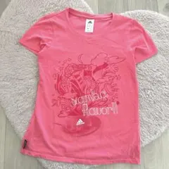 ♡adidas♡グラフィックプリントTシャツ♡スポーティカジュアル♡ジムウェア♡