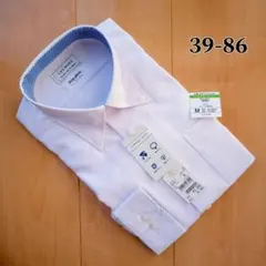 LES MUES ピンクカラーＢＤコットンシャツ 【M】