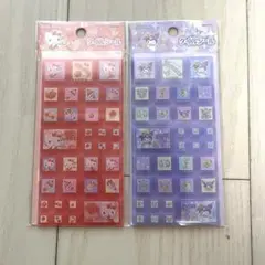 Y*a様 タイルシール サンリオ セブンイレブン クロミ+キティ