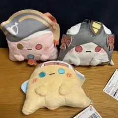 遊戯王 × サンリオ ぬいぐるみ マスコット 3種セット - メルカリ