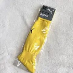 新品未開封　PUMA サッカーソックス イエロー 22-24cm フットボール