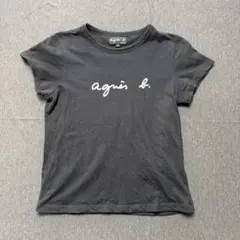 928 agnes b. Logo Print Black Women's 1