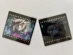 鬼滅の刃ufotableDININGフィルム風クリアカード童磨胡蝶しのぶレア美品