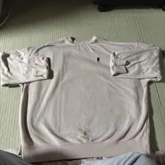 U.S. POLO ASSN. ベージュ スウェット S