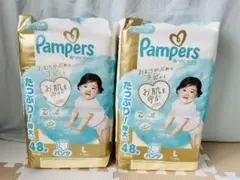パンパース 肌へのいちばん パンツ Lサイズ 48枚×2パックのサムネイル