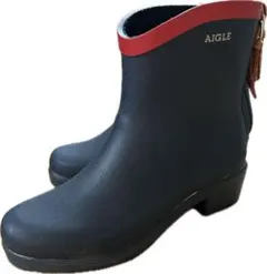 AIGLE ネイビー レインブーツ
