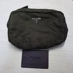 PRADA　プラダ　ポーチ　オリーブ　カーキのサムネイル